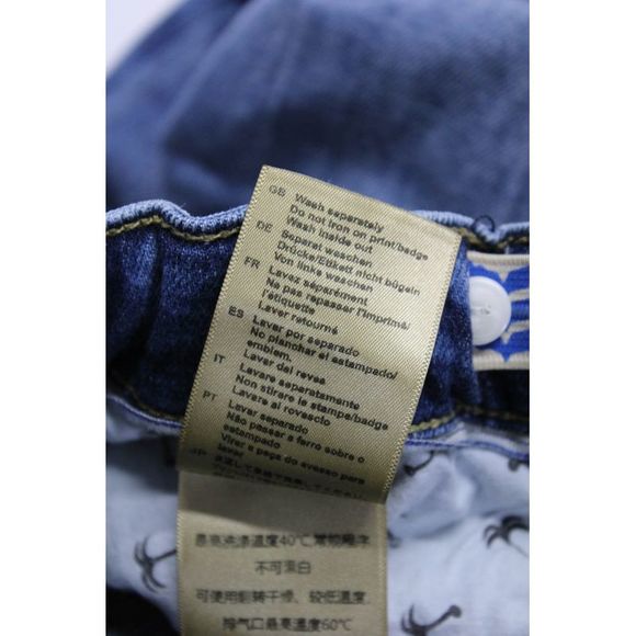 Scotch And Soda One x One Teaspoon Womens Blue Skinny Jeans Size 16 23 Lot 2 - Picture 5 of 5